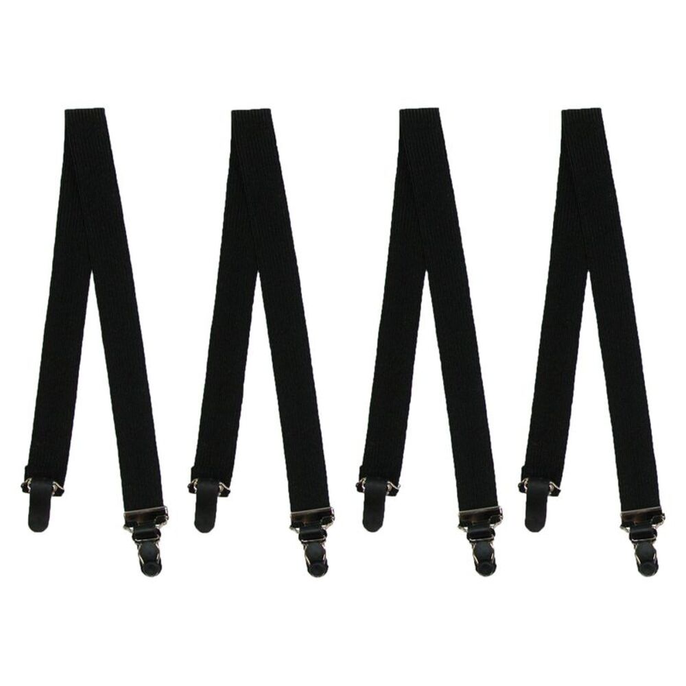CTM Straight Sock Garter Shirt Stay
